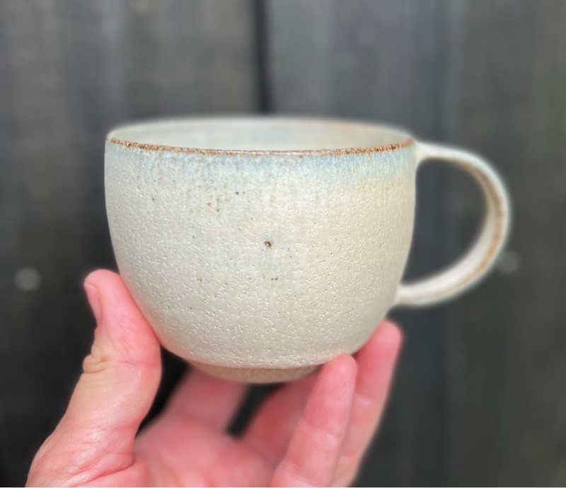 Kop med hank (M) - fløde billede 2