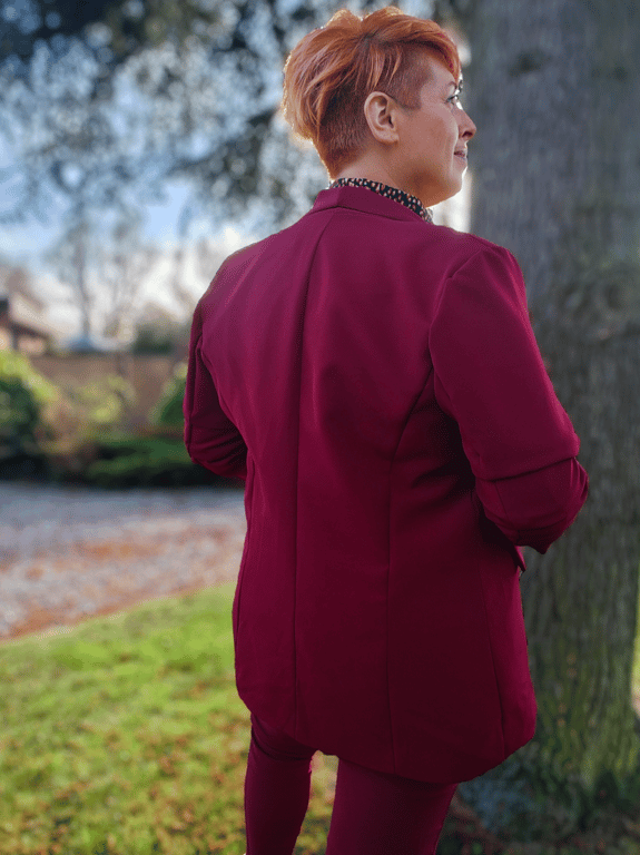 Ellie Blazer Bordeaux  billede 2