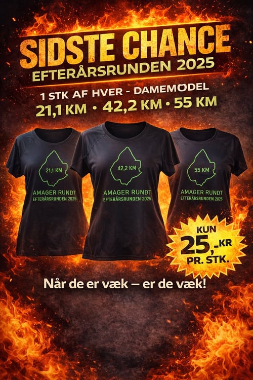 T-shirts dame efterårsrunden 2025