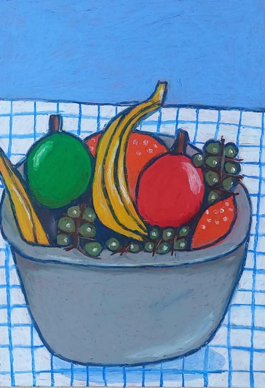 A bowl of shit fruit I won't eat billede 2