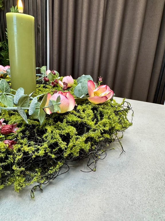 Kunstig krans inkl. pynt billede 6