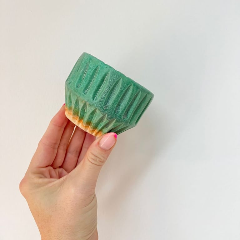Grønne mini-urtepotter billede 2