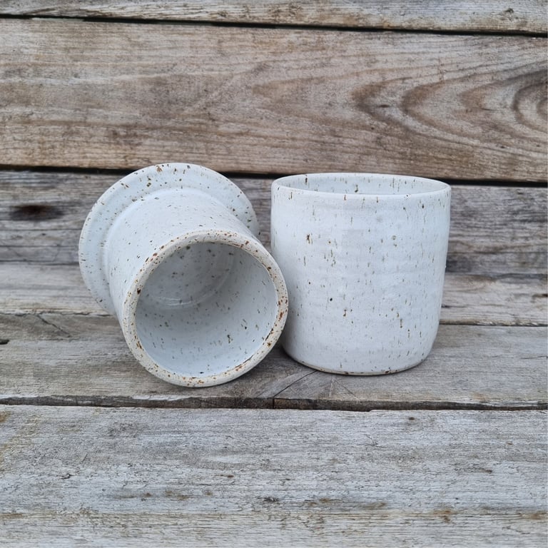 Smørklokke hvid billede 3