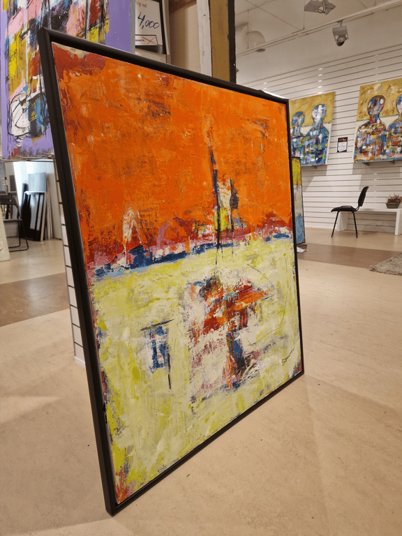 #1269  100x120 cm   SOLD billede 2