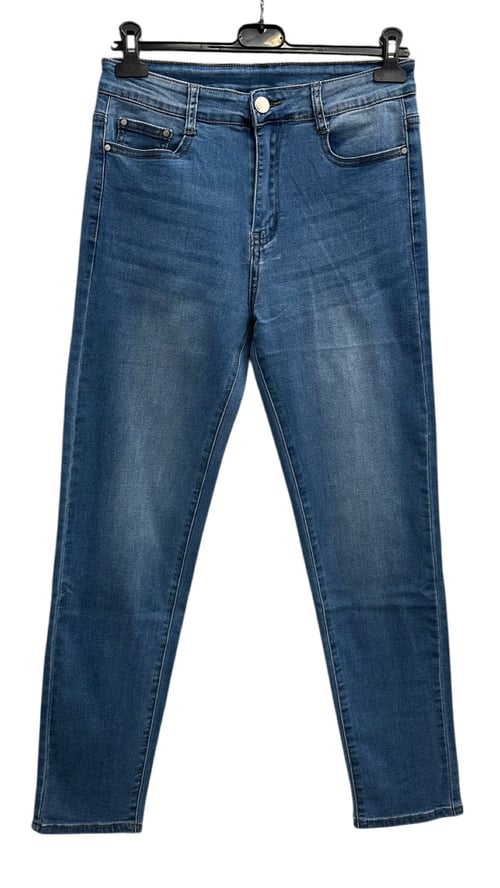 Victoria stretch Jeans, Light denim blue. Findes i str 38-50. (2)
