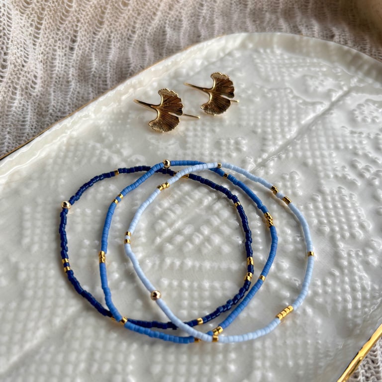 BLÅT MIX 3 ARMBÅND
