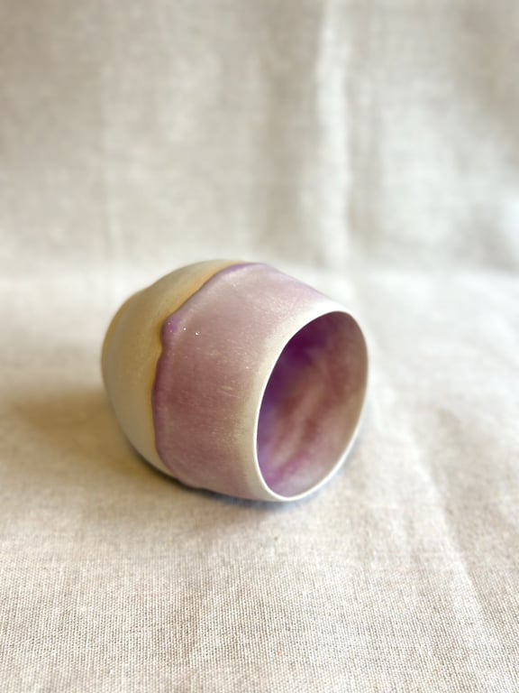 Celia buttet kop, lavendel billede 3