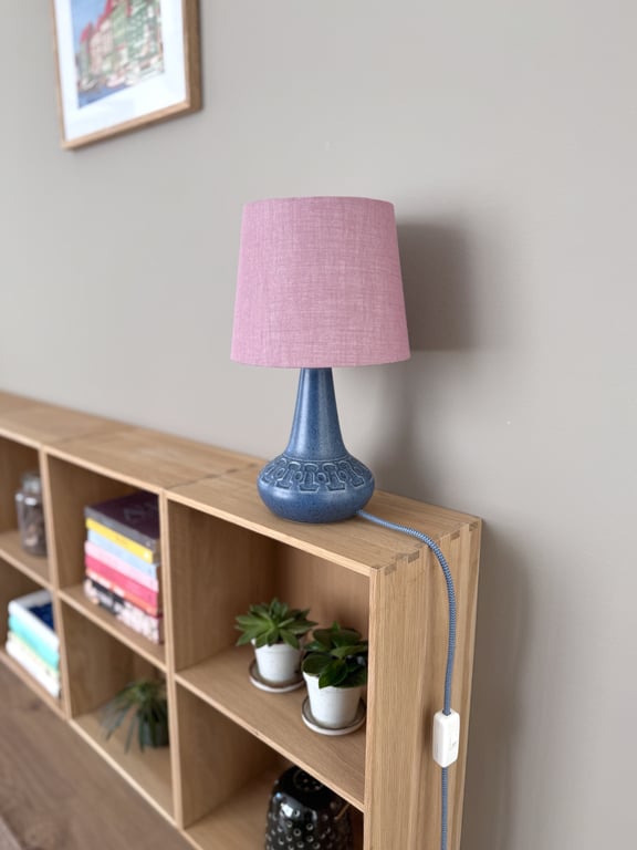 Upcycled vintage bordlampe - Søholm Keramik billede 4