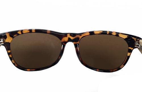 Braune Wayfarer aus Bambus (2)
