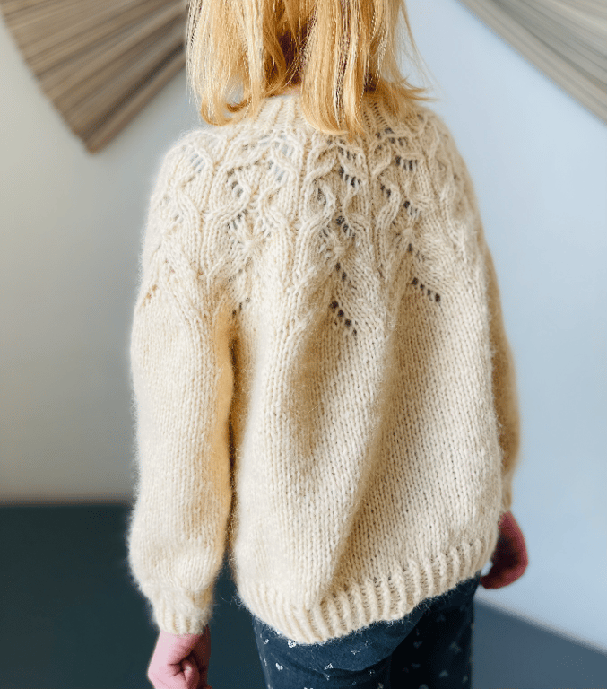 Shiroi Sweater Kids - Strikkeopskrift (dansk PDF) billede 5