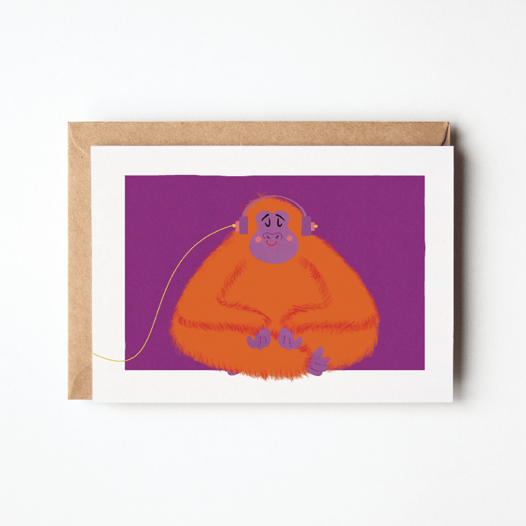Orange orangutang – kort