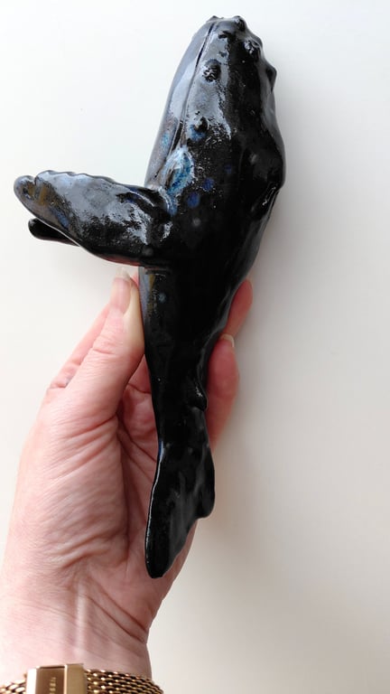 væghængt dansende pukkelhval  billede 3