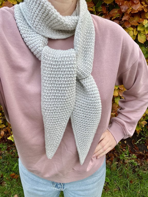 Johanne Scarf strikkeopskrift