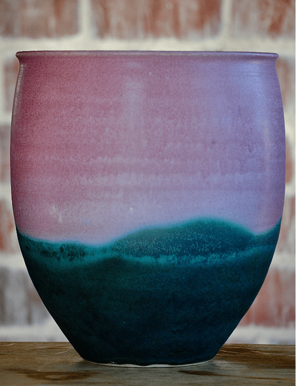 Stor gulvkrukke "aftenskumringen" H 31 cm B 28 cm 