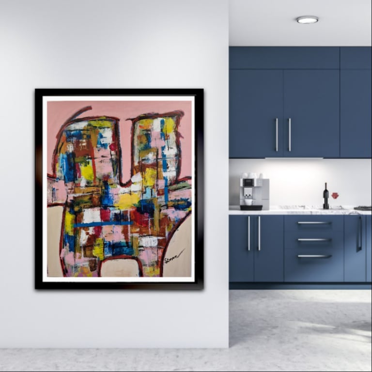 #1125 Maleri 100X120 cm SOLD