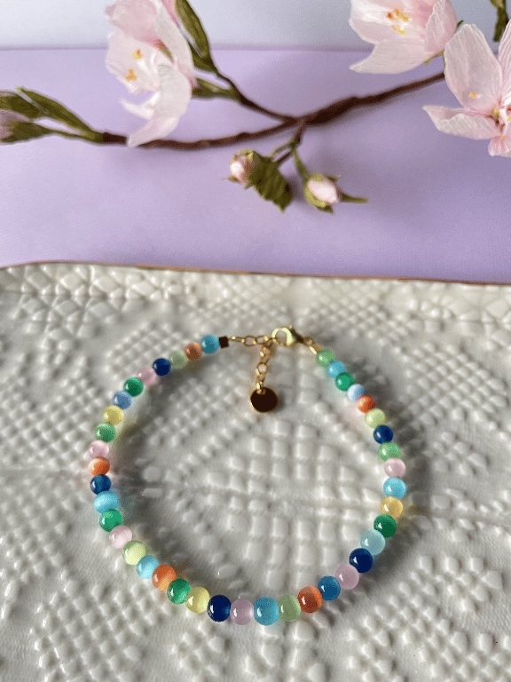 ARMBÅND MULTICOLOR M. LÅS billede 3
