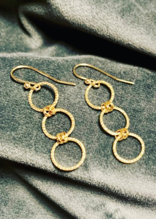  Circle earrings  billede 2