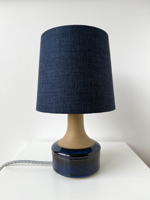Upcycled vintage bordlampe - Søholm Keramik