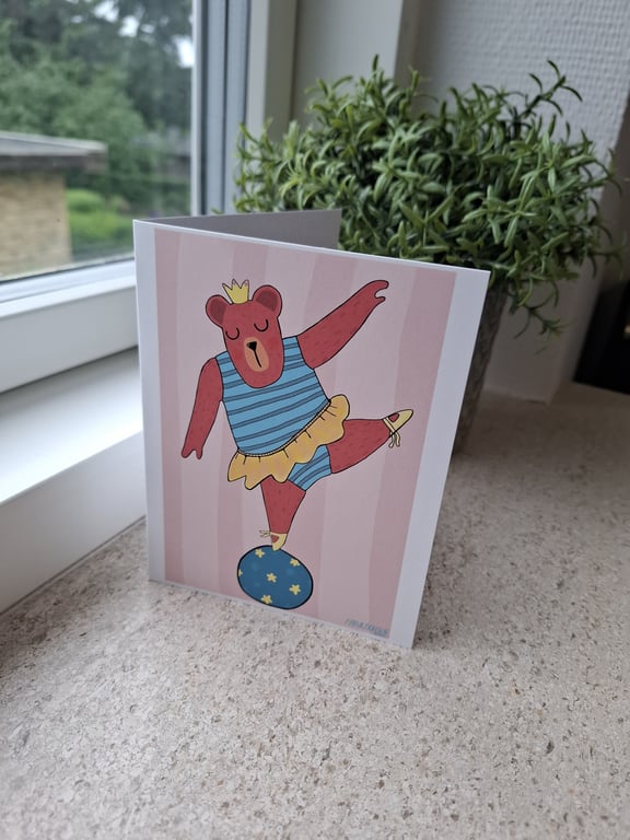 Kort: cirkus bjørn (2)