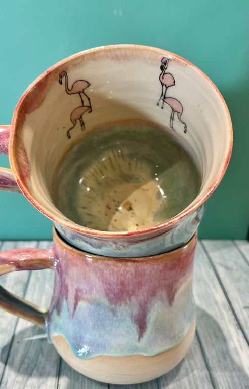 Flamingo i poolen  billede 4