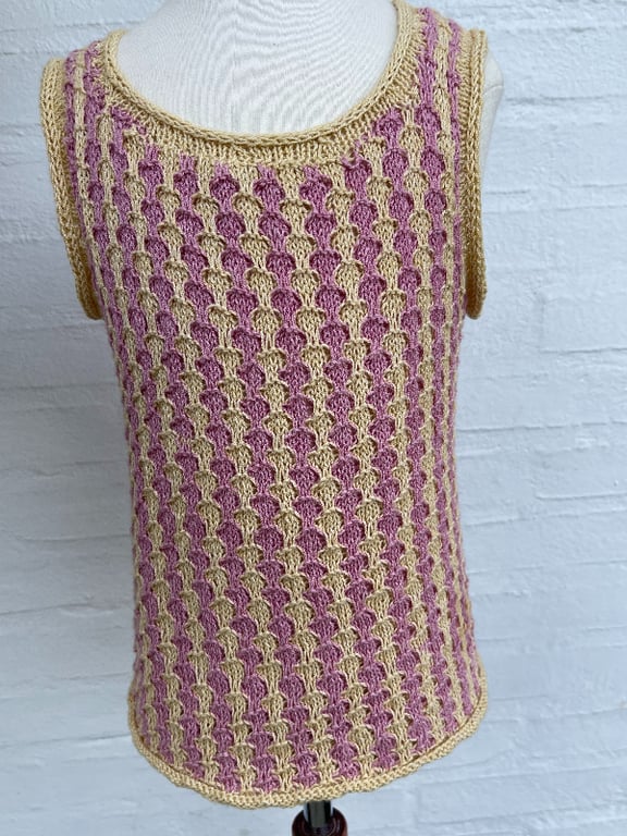 Kit: Sommertoppen "Vandglimt" og "Lille Vandglimt" fra Filcolana (6)