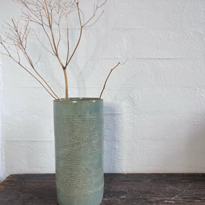 Vase, lys himmelblå 19 cm – produktbillede