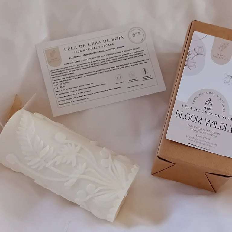 Soja stearinlys "Ylang-ylang &amp; Jasmin" billede 4