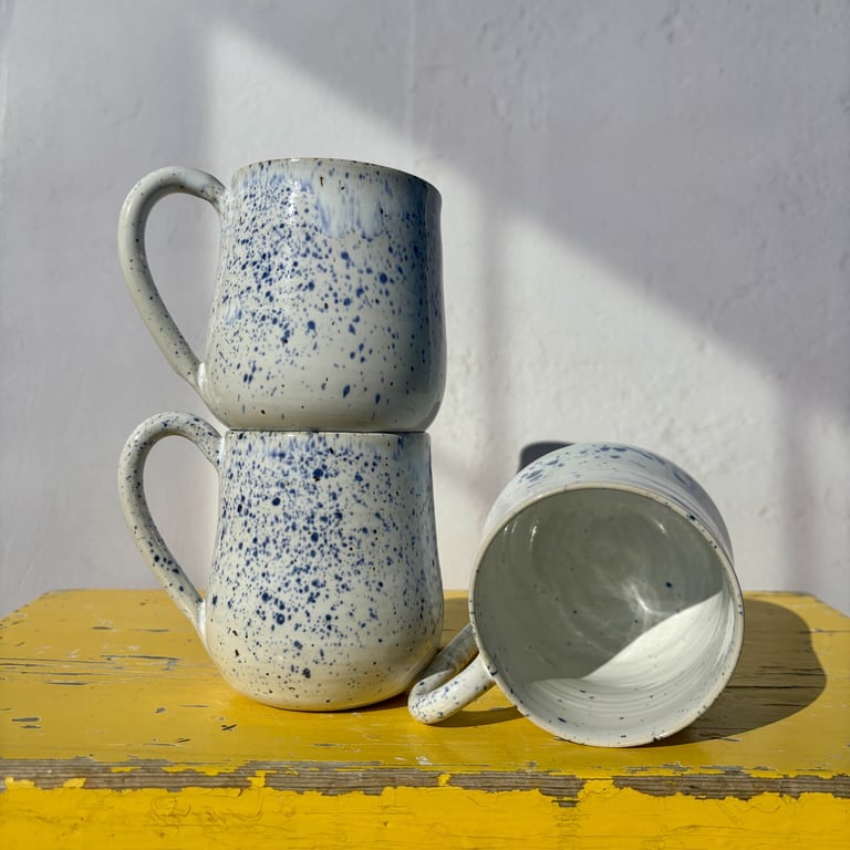 Buttet blå prik billede 2