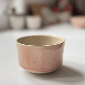 Skål uden hank, pudderrosa – produktbillede