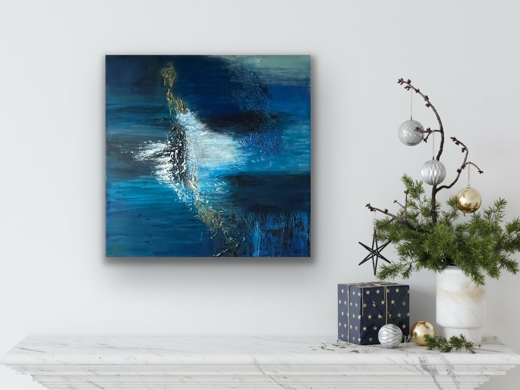 “Mødes og brydes” 60x60 cm