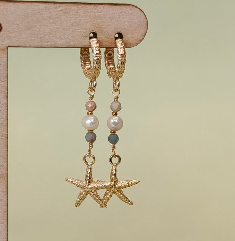 Søstjerne øreringe billede 3