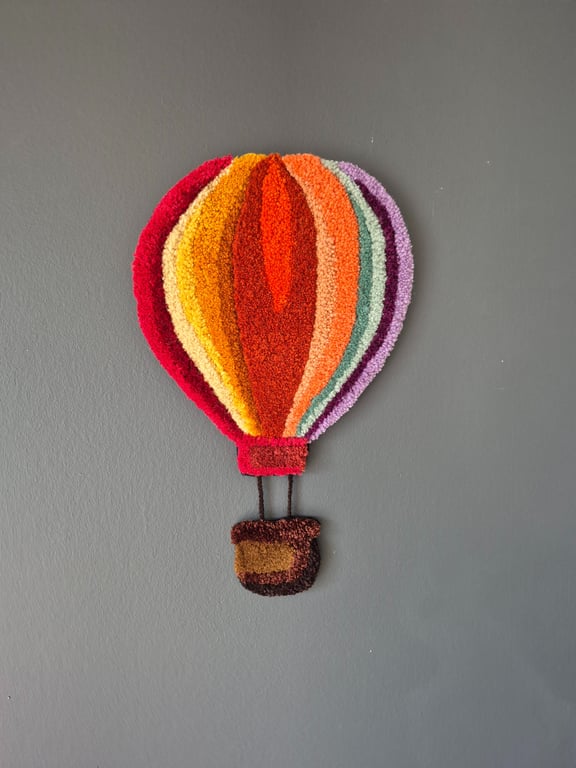 Luftballon, rød/orange