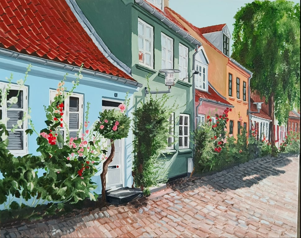 Møllestien i Århus 2. 50*40