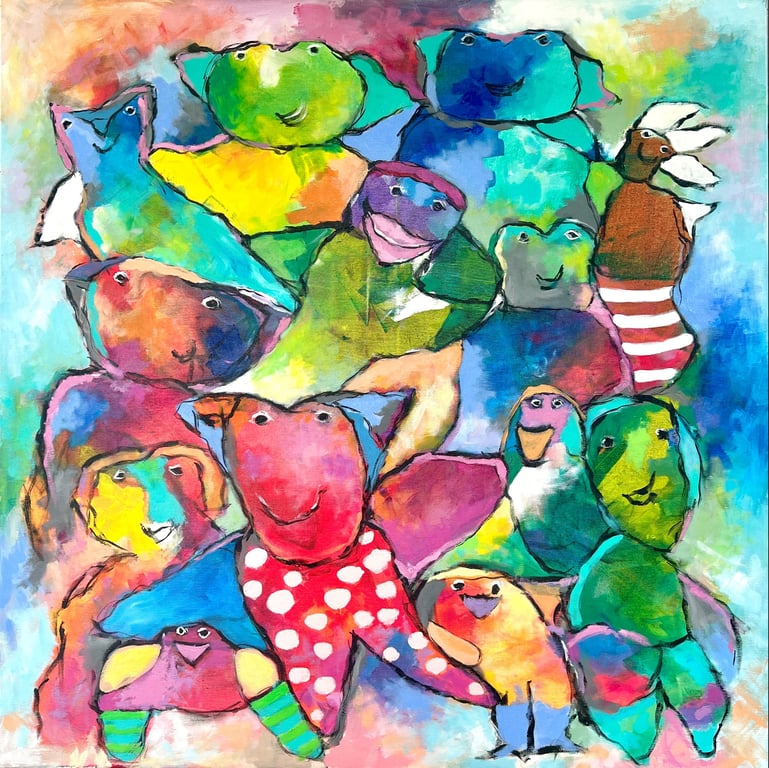 100cm x 100cm billede 4