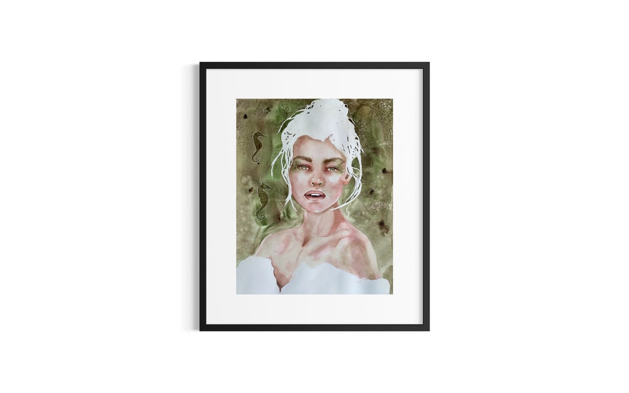 Dybtvandsdykkeren – 41 cm x 31 cm billede 3