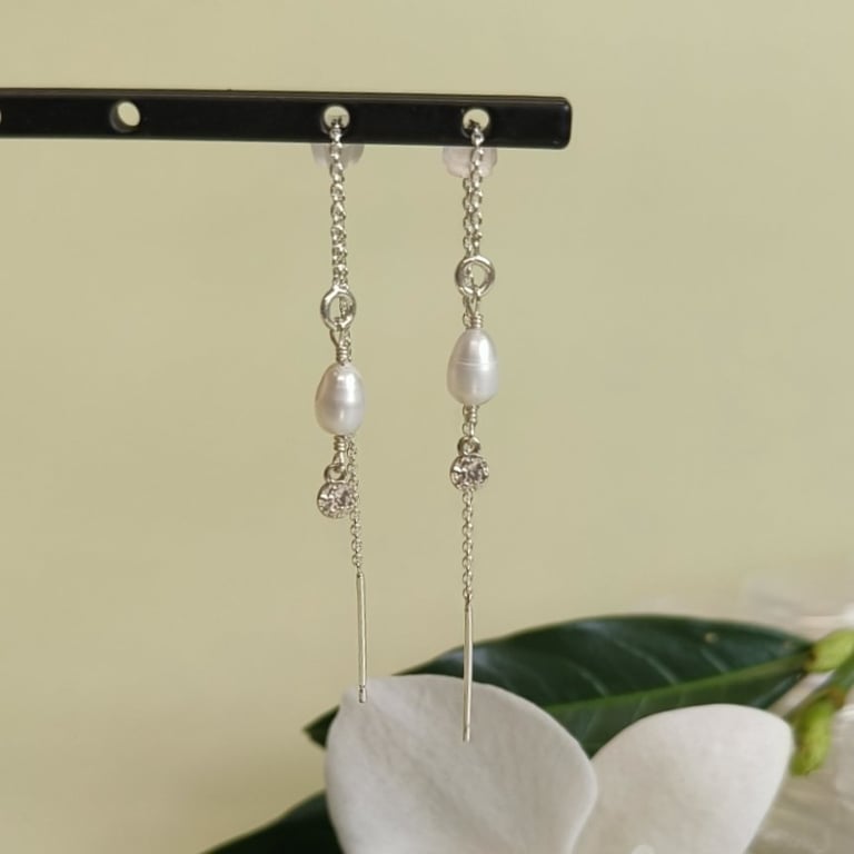 Ferskvandsperle med mønt