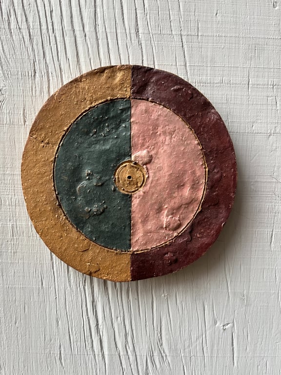 Relief i keramik, 14 cm 