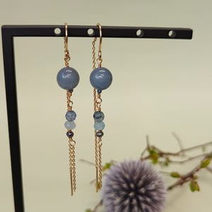 Guldlok - mellemblå  – produktbillede