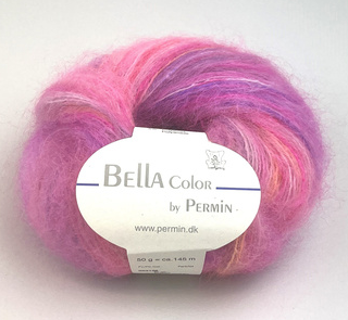 Kit: Florlet raglandbluse på store pinde i Bella color by Permin (11)