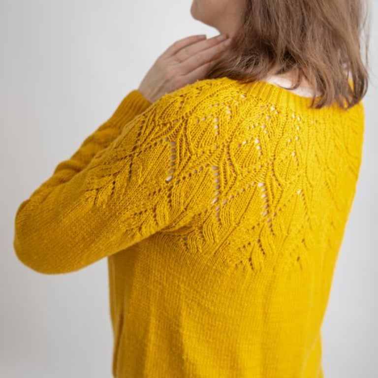 Giallo Sweater - Strikkeopskrift PDF Dansk billede 2