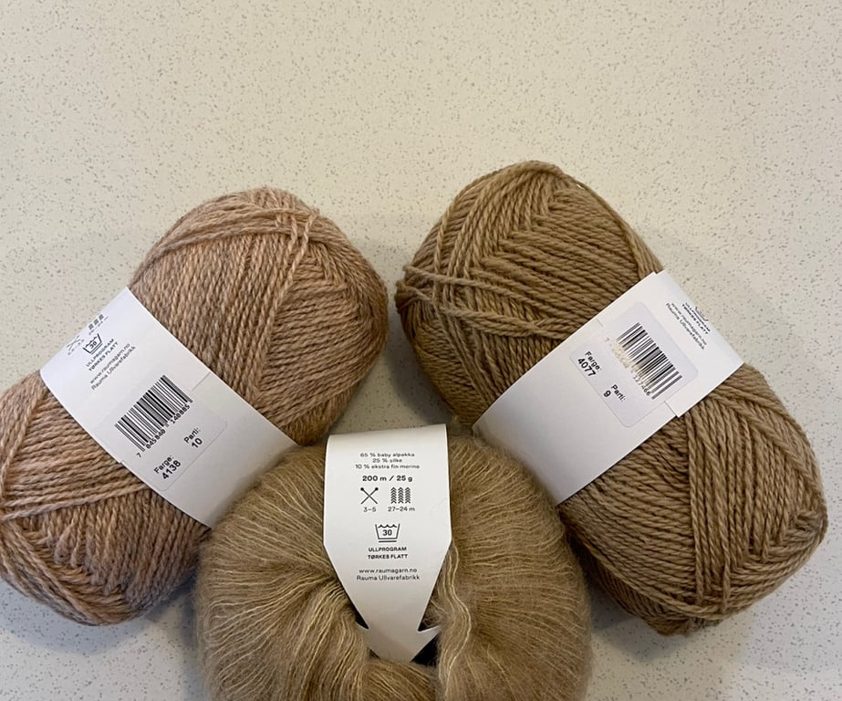 Kit: Mejramvest i Finuld og Alpaca silk  (12)
