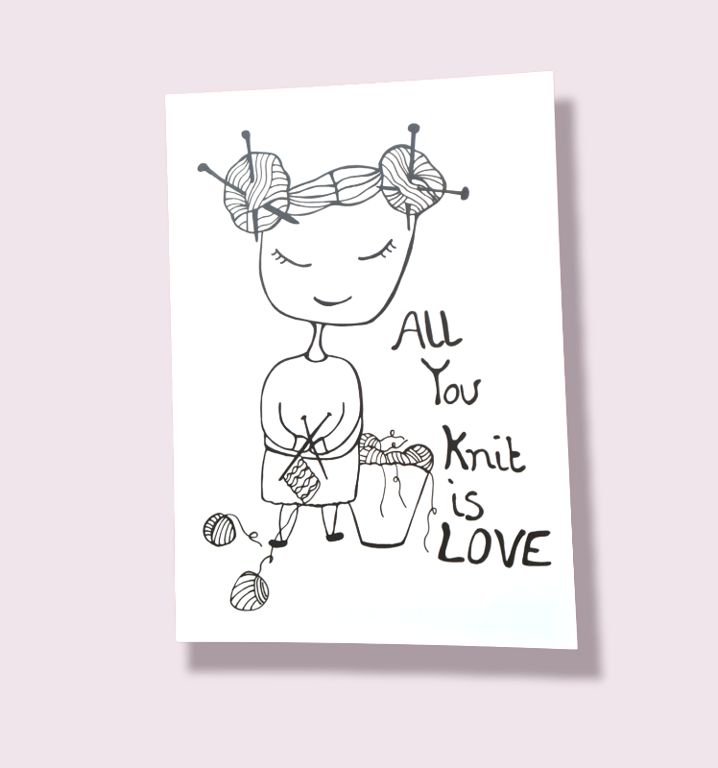Kort: all you knit is love (2)
