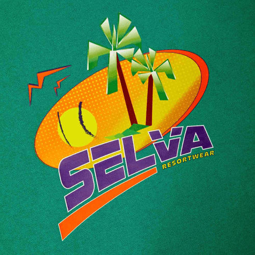 Selva, Resortwear Sports T-shirt, Green  (2)