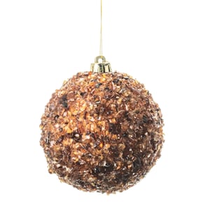 JULEKUGLE MED ÆGTE RAV – produktbillede