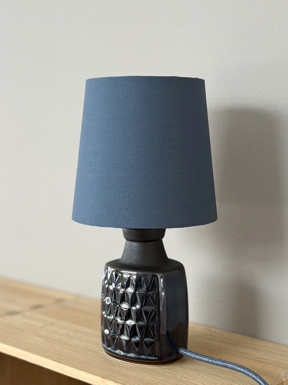 Upcycled vintage bordlampe - Søholm Keramik