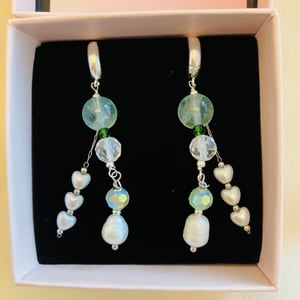 Bjergkrystal og Grøn Fluorit  – produktbillede