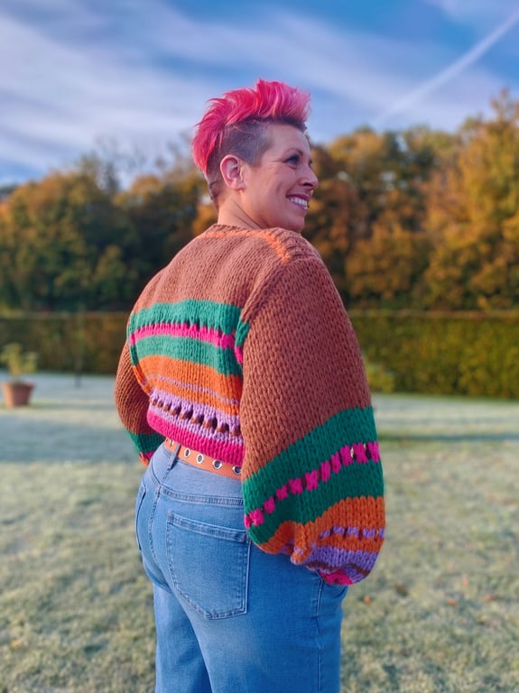 Nickie Strik Brun  billede 3