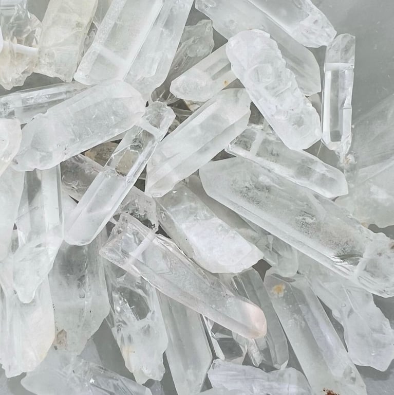 Bjergkrystal spids- vedhæng billede 2