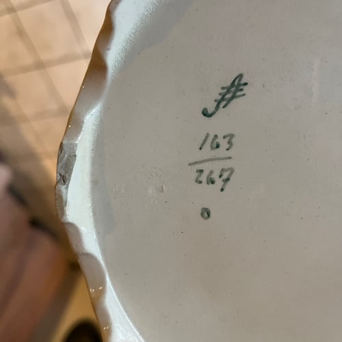 Aluminia blomsterskål (2)