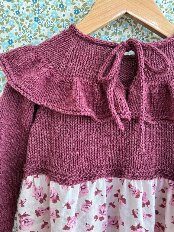 Digital opskrift: Annas flæsekjole - med syet skørt (barn)  billede 4